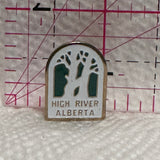 High River Alberta Logo  Lapel Pin