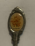 August Flowers Souvenir Spoon