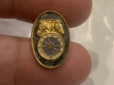 I.B of T.C.W. & H of A Logo Horse Wagon Wheel Lapel Hat Pin