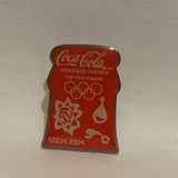 Coca Cola Sochi 2014 Olympics World Wide Partner Lapel Hat Pin