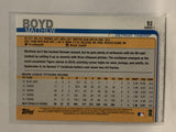 #93 Matthew Boyd Detroit Tigers 2019 Topps Series One Baseball Card