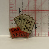 Las Vegas Nevada Playing Cards Lapel Hat Pin