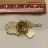 Man Playing a Guitar Lapel Hat Pin AE