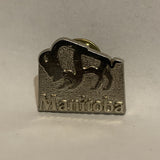 Manitoba Province Logo Bison Lapel Hat Pin