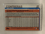 #119 Wilson Contreras Chicago Cubs 2019 Topps Series One Baseball Card