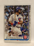 #349 Kyle Schwarber Chicago Cubs 2019 Topps Series One Baseball Card