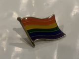 Rainbow Flag Lapel Hat Pin