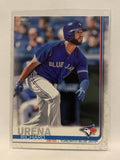 #39 Richard Urena Toronto Blue Jays 2019 Topps Series One Baseball Card