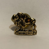 Manitoba Bison Logo Lapel Hat Pin