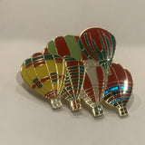 Hot Air Balloons Lapel Hat Pin AE