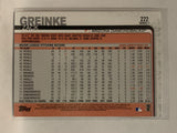 #222 Zack Greinke Arizona Diamondbacks 2019 Topps Series One Baseball Card