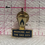 Medicine Hat The Gas City Alberta  Lapel Pin