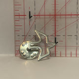 Dove Outline Lapel Hat Pin