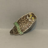 Manitoba Owl Lapel Hat Pin