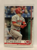 #218 Scott Schebler Cincinnati Reds 2019 Topps Series One Baseball Card