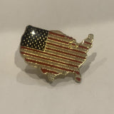 USA Flag Country Lapel Hat Pin AE