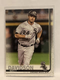 #188 Matt Davidson Chicago White Sox 2019 Topps Series One Baseball Card