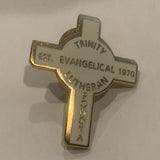 Trinity Evangelical 1970 Lutheran Ponoka Lapel Hat Pin AE