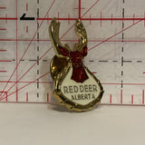 Red Deer Alberta Logo Lapel Hat Pin
