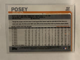 #157 Buster Posey San Francisco Giants 2019 Topps Series One Baseball Card