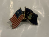 USA United States Navy Friendship Flags Lapel Hat Pin