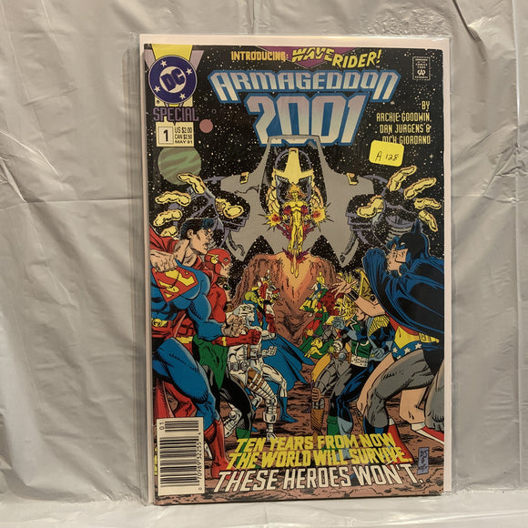 #1 Armageddon 2001 Introducing Wave Rider Special DC Comics AR 7723