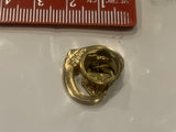 Guardian Angel in a Heart Lapel Hat Pin