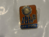 Ski Sun Ski Freak Logo Lapel Hat Pin
