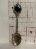 Blue Green Stone Rock Souvenir Spoon