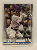 #239 Christian Yelich League Leaders Milwaukee Brewers 2019 Topps Series One Baseball Card