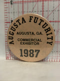 Augusta Futurity 1987 Commerical Exhibitor Button Pinback