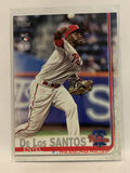 #291 Enyel De Los Santos Rookie Philadelphia Phillies 2019 Topps Series One Baseball Card