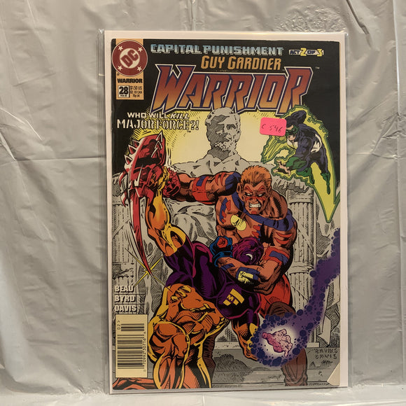 #28 Guy Gardner Warrior Who Will Kill Major Force? Capital Punishment Act 2 of 3 DC Comics AR 7749
