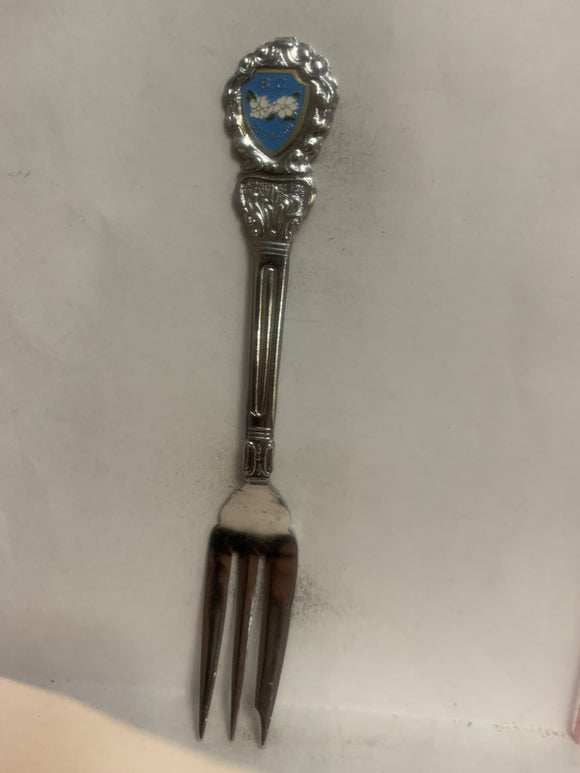 BC Dogwood Flower Fork Souvenir Spoon