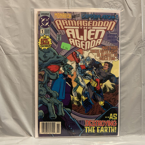 #1 Armageddon The Alien Agenda Monarch Captain Atom DC Comics AR 7751