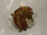 Lion Head Lapel Hat Pin