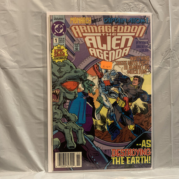 #1 Armageddon The Alien Agenda Monarch Captain Atom DC Comics AR 7754