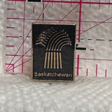 Saskatchewan Wheat Logo  Lapel Pin