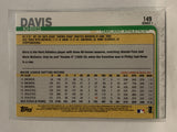 #149 Khris Davis Oakland Athletics 2019 Topps Series One Baseball Card
