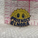 Friendly Elnora Sun Logo Alberta  Lapel Pin