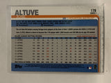 #178 Jose Altuve Houston Astros 2019 Topps Series One Baseball Card