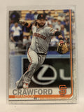 #53 Brandon Crawford   San Francisco Giants 2019 Topps Series One Baseball Card