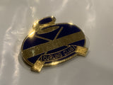 Curling Club Logo Lapel Hat Pin