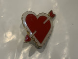 Valentine Heart Arrow Lapel Hat Pin