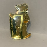 T Teddy's Alphabet Lapel Hat Pin