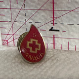 5th Donation Blood Red Cross Canada  Lapel Pin