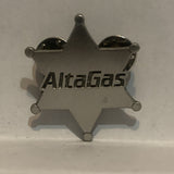 Altagas Sheriff Star Lapel Hat Pin