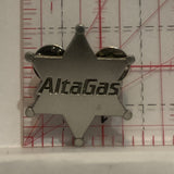 Altagas Sheriff Star Lapel Hat Pin