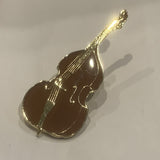 Cello Musical Instrument Lapel Hat Pin AF