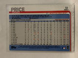 #13 David Price Boston Red Sox 2019 Topps Series One Baseball Card